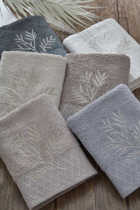 Towel Embroidery Designs, Towel Embroidery, Llama Alpaca, Textile Prints Design, Baby Towel, Luxury Towels, Elegant Living, Face Towel, Towels Design