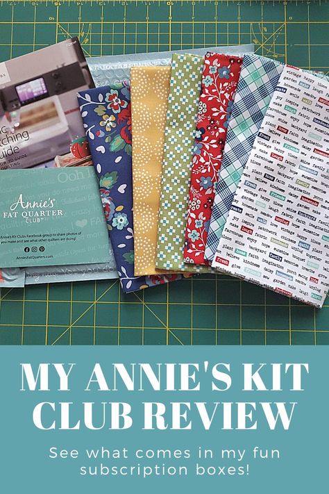 If you love monthly craft subscription boxes, you might enjoy Annie's Kit Club! I've written a review featuring all the great things I've gotten in my Charm Pack Kit, Fat Quarter Kit, and Creative Woman Kit of the Month. Who doesn't love getting packages of perfectly coordinated fabrics every month? Annie’s Kit Club, Coordinated Fabrics, Creative Woman, Craft Box Subscription, Quilt Club, Best Subscription Boxes, Monthly Crafts, Is It Worth It, Knitted Afghans