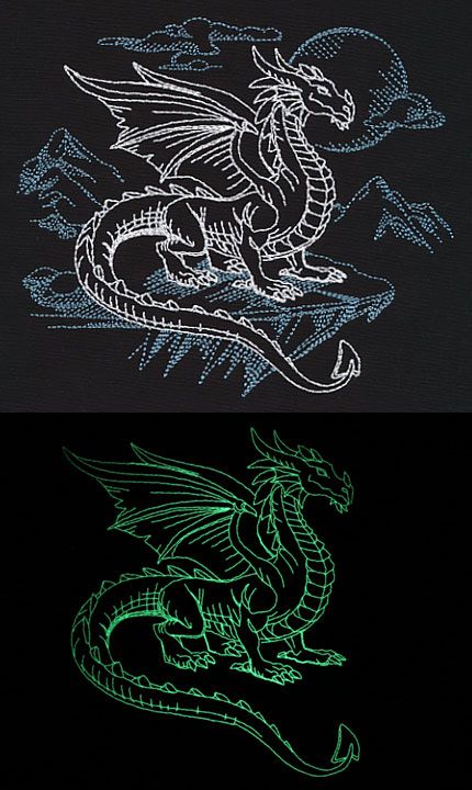 Embroidery Machine Projects, Dragon Quilt, Machine Embroidery Designs Projects, Dragon Designs, Fantasy Animals, Small Sewing, Machine Pattern, Machine Embroidery Projects, Learn Embroidery