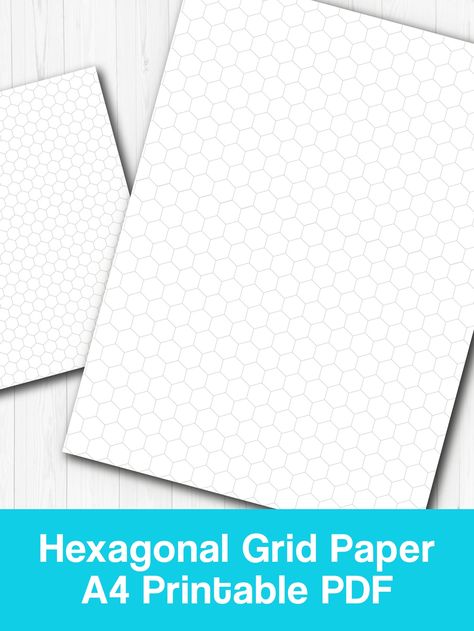 Grid Paper Printable, Hexagon Grid, Organic Chemistry, Grid Paper, Printable Patterns, Printable Paper, Pattern