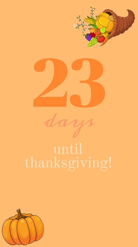 countdown to thanksgiving! 🍂🕯️🌽 #countdown #holiday #thanksgiving #food #november #fyp #novemberholiday #fall #pumpkin #cornucopia Thanksgiving Countdown, November Holidays, Thanksgiving Food, Thanksgiving, Pins