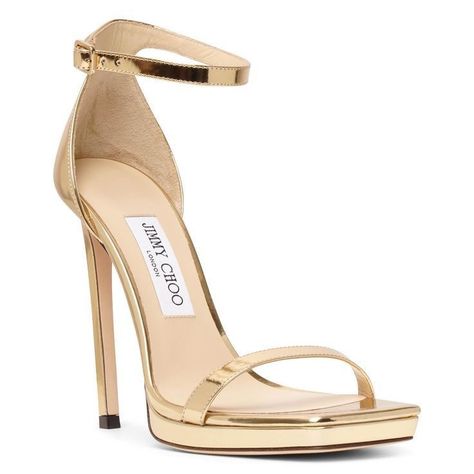 Dr Shoes, Shoes Heels Classy, Jimmy Choo Heels, Prom Heels, Heels Classy, Bridal Heels, Cute Heels, Girly Shoes, Gold Shoes