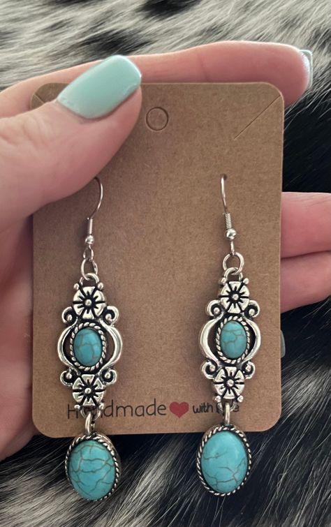 Western Jewelry Earrings, Dr Jewelry, Turquoise Wedding Jewelry, Dragon Hoard, Endless Fashion, Marvel Jewelry, Teal Jewelry, Turquoise Jewelry Earrings, Western Turquoise