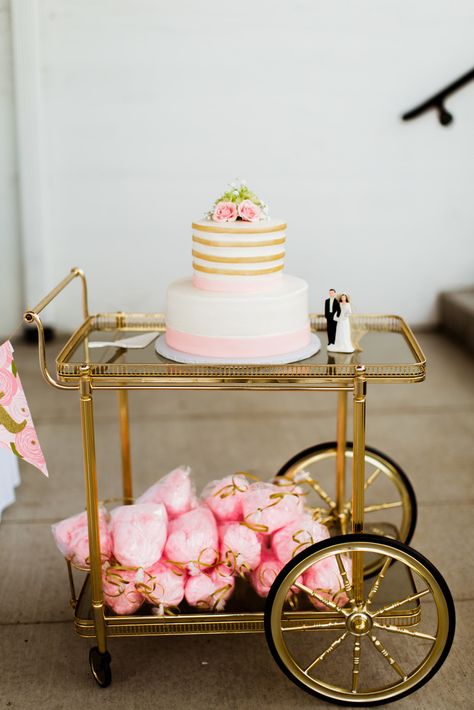 Wedding Bar Cart, Gold Bar Cart Target, Gold Bar Cart Styling, Bar Cart Ideas, White And Gold Wedding Cake, Brass Bar Cart, Diy Bar Cart, Gold Bar Cart, Photography Cake