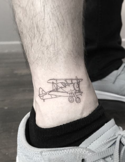 Model Airplane Tattoo, Old Airplane Tattoo, Old Plane Tattoo, Vintage Plane Tattoo, Biplane Tattoo, Aviation Tattoo, Kite Tattoo, Pilot Tattoo, Daisy Tattoo Designs