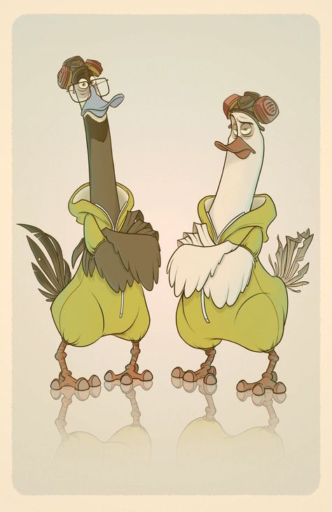 Dan Seddon ✤ || CHARACTER DESIGN REFERENCES | キャラクターデザイン | çizgi film • Find more at https://www.facebook.com/CharacterDesignReferences & http://www.pinterest.com/characterdesigh Birds Character Design, Goose Character Design, Chicken Character Design, Duck Character Design, Bird Character Design, Character Design Comic, Duck Character, Bird Character, Bird Cartoon