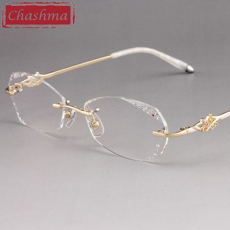 Round Glasses Women, Spectacles Women, Fancy Glasses, Vintage Glasses Frames, Gold Shades, Titanium Glasses Frames, Retro Eyeglasses, Fake Glasses, Prescription Glasses Frames