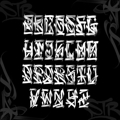 CALLIGRAFFITI ALPHABET Calligrafitti Alphabet, Calligraffiti Alphabet, Calligraffiti Tattoo, Retna Graffiti, Graffiti Alphabet Wildstyle, Graffiti Alphabet Styles, Tattoo Lettering Alphabet, Alphabet Graffiti, Tattoo Fonts Alphabet