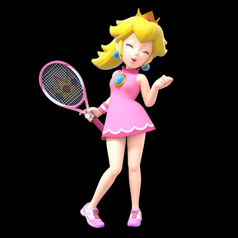 Peach - Mario Tennis Aces Peach Mario Bros, Disney Moana Art, Super Mario Maker 2, Mario Tennis, Blonde Cosplay, Peach Cosplay, Princess Toadstool, Super Princess Peach, Peach Mario