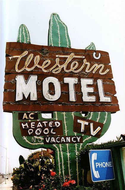 Western Motel......... Santa Cruz, California Old Neon Signs, Motel Sign, College Walls, Country Backgrounds, Western Photo, Western Photography, Western Wall Art, Vintage Neon Signs, Cowgirl Aesthetic