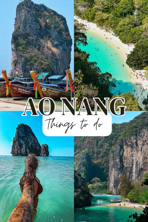 South Thailand, Thailand Must Do, Aonang Krabi, Ao Nang Thailand, Thailand Best Time To Visit, Where To Stay In Krabi Thailand, Ao Nang Beach Krabi, Ko Lanta Thailand, Ao Nang Beach