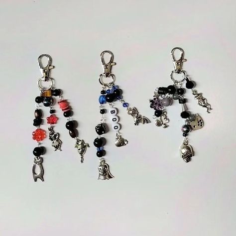 Spooky drop 3. 🕸️🕷️🎃 Don't forget to miss on these adorable KEYCHAINS 🫶🏻💗 order now to spice up your October 31st look! Keywords: Handmade, handmade jewelry, beaded jewelry, beaded bracelet, cluttered bracelets, chunky bracelet, USA, UK, Canada, small business, Pakistan, cat, Halloween, Octuber31 Hashtags: #handmade #halloween #beadedjewelry #beadedbracelet #clutteredbracelets #chunkybracelet #usa #canada #smallbusiness #pakistan #trendyjewelry #animejewelry #anime #ghibli #ghiblijewelry #p... Cluttered Bracelets, Ghibli Jewelry, Adorable Keychains, Anime Jewelry, Chunky Bracelet, Chunky Bracelets, Cat Halloween, Jewelry Beaded, Trendy Jewelry