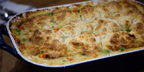 Melissa Clark's Chicken Potpie Casserole Recipe Martina Mcbride Recipes, Chicken Potpie Casserole, Potpie Casserole, Celebrities Recipes, Chicken Potpie, Yum Breakfast, Comfort Recipes, Pot Pie Casserole, Chicken Pot Pie Casserole