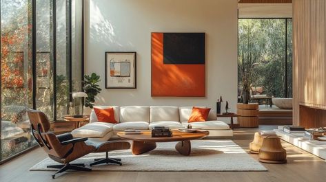 29 Mid Century Modern Living Room Ideas for a Sophisticated Space 60 Tiny Bedroom Decor Ideas, Tiny Bedroom Decor, Mid Century Modern Living Room Ideas, Bonus Room Ideas, Modern Living Room Ideas, Daybed Design, Sleek Furniture, Mid Century Modern Living, Mid Century Modern Living Room