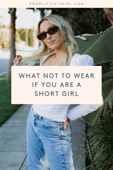 Baggy Jeans Short Women, Winter Outfit Ideas For Short Women, Petite Women Fashion Outfits, Best Outfit For Short Women, What To Wear If You Are Short, Outfit Ideas For Short Torso Women, Outfits For Shorter Women, Short Fashion Style, Short Girl Style Outfits