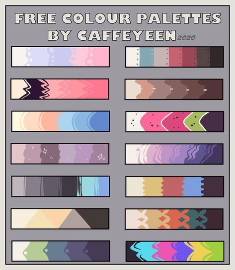 21.1k Likes, 172 Comments - Isaac (@caffeyeen) on Instagram: “I thought I would have some fun and make some F2U colour palettes! You can use them for personal…” Hiasan Bilik Tidur, Color Palette Ideas, Cool Color Palette, Color Palette Challenge, Story Art, Color Schemes Colour Palettes, Palette Art, Palette Ideas, Color Palette Design