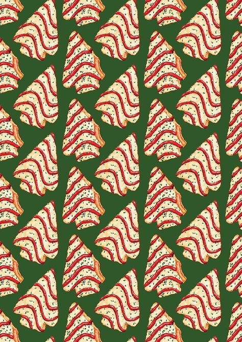 « Modèle de gâteaux de sapin de Noël - vert » par Kelly Gilleran | Redbubble Christmas Tree Cakes Wallpaper, Christmas Aesthetic Ipad Wallpaper, Christmas Tree Cake Wallpaper, A Christmas Story Wallpaper, Kelly Gilleran, Green Christmas Background, Christmas Screensaver, Aesthetic Christmas Wallpaper Iphone, Canva Slides