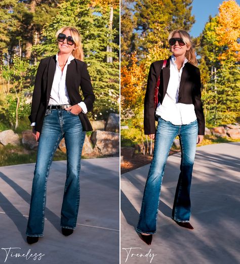 Upgrade Your Timeless Fall Wardrobe with These 5 Simple Trendy Swaps Packing Clothes, Chic Blazer, Simple Outfit, Outfit Inspiration Fall, Classic Blazer, Cropped Blazer, Trendy Style, Trendy Colors, Fall Wardrobe