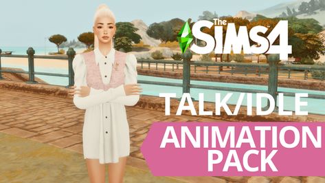 Talk/Idle | Animation Pack | The Sims 4 | Patreon Animation Pack Sims 4, Sims 4 Animation Pack, Sims4 Animations, The Sims 4 Animations, Sims Animations, Sims 4 Animations, Idle Animation, Sims 4 Patreon, Sims 4 Traits