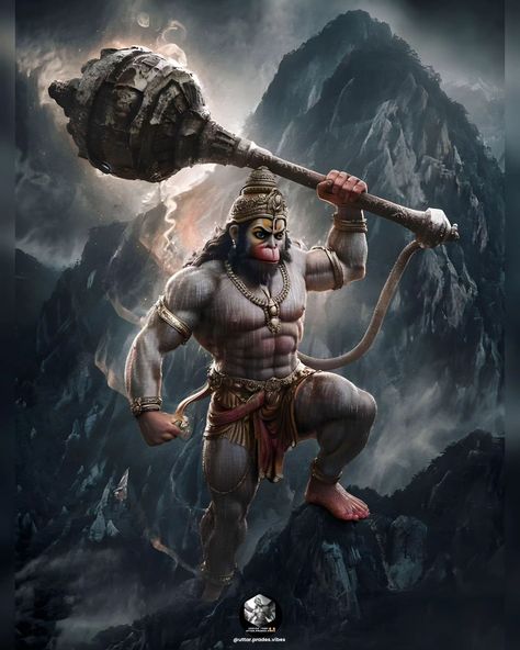 Jai Hanuman 💯💪🚩@uttar.prades.vibes Hanumanji HD images Hunuman Janti, Jai Hanuman, Look At The Moon, Hd Images, Moon, Quick Saves