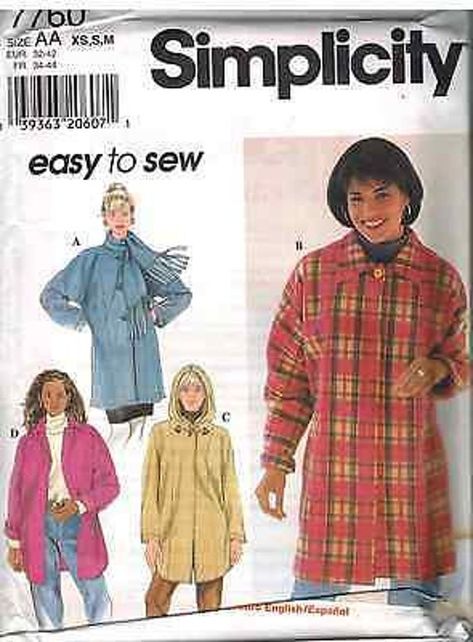 Casual Coats For Women, Jacket Sewing, Women's Sewing Pattern, Coat Pattern Sewing, Fitted Coat, Tie Collar, Quilt Jacket, Easy To Sew, Dolman Sleeve Tops