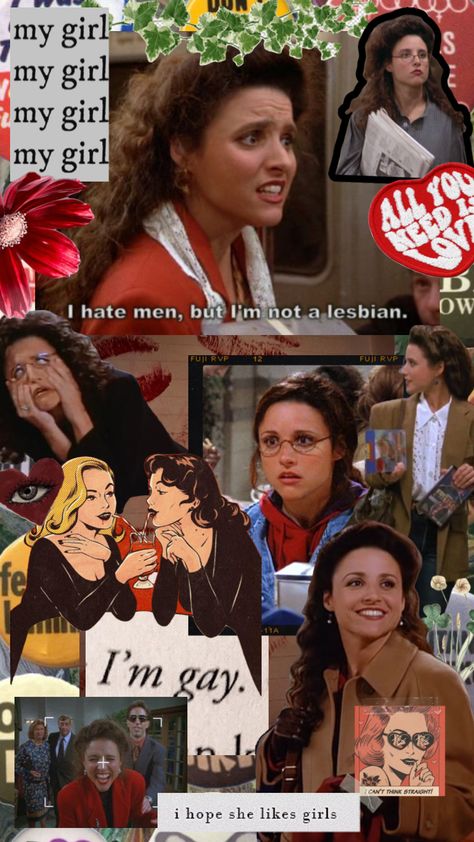 Seinfeld Quotes, Elaine Benes, Themed Wallpapers, Female Icons, Hate Men, Everyday Hacks, Seinfeld, Iconic Women, She Likes