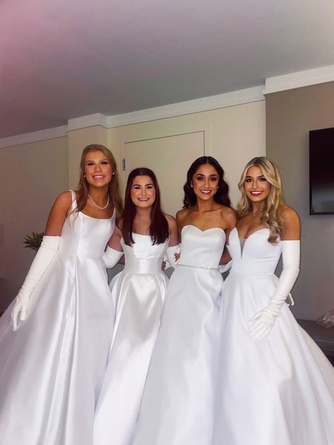 Deb Ball Aesthetic, Deb Dresses Debutante, Deb Ball Dresses, Cotillion Dresses Debutante, Debutante Ball Aesthetic, Debutante Dresses White Ball Gowns, Debutante Aesthetic, Deb Photos, Deb Ball