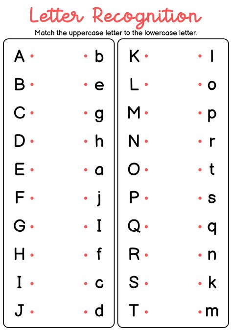 Kindergarten Alphabet Identification Worksheets Alphabet Recognition Activities Free, Alphabet Recognition Worksheets, Free Lower Case Alphabet Printables, Kindergarten Assessment Free Printable, Alphabet Matching Printables Free, Letter Review Activities For Preschool, Abc Worksheets Preschool, Alphabet Review Worksheets, Preschool Letter Sounds