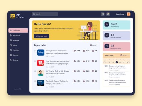 Dashboard Ui Design Web Application, Dashboard Web Design, Blog Dashboard, Admin Panel Ui, Ipad App Design, Web Application Ui, Dashboard Ui Design, Application Ui Design, Blogging Website