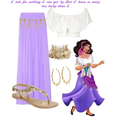 Esmeralda The Hunchback Of Notre Dame Disney Costumes For Women, Notre Dame Disney, Wattpad Outfits, Video Clothes, Disney Costumes Diy, Didney Worl, Adventure Fashion, Disney Trip Outfits, Disney Outfits Women