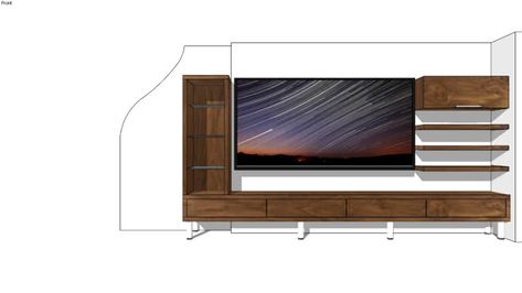 3d Warehouse Sketchup, Tv Stand Unit, Tv Screen, Wall Mounted Tv, Mounted Tv, 3d Warehouse, Tv Unit, Tv Wall, Entertainment Unit