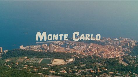 Monte Carlo Movie, Septième Art, I Love Cinema, Title Card, Movie Titles, Fav Movies, European Summer, Film Stills, Monte Carlo