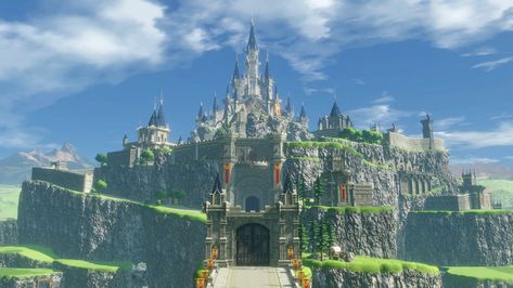 House Concept Art, Anime Locations, Hyrule Warriors Age Of Calamity, Age Of Calamity, Hyrule Castle, Zelda Tattoo, Botw Zelda, House Concept, Black Castle