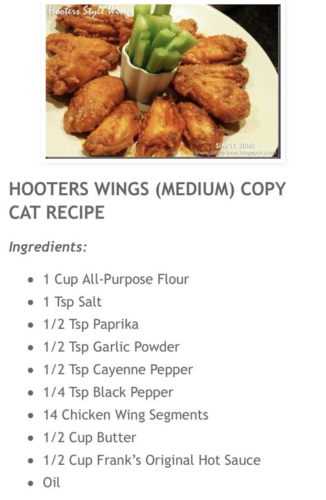 Hooters Chicken Wings Recipe, Hooters Breading Recipe, Hooters Wing Sauce Recipe, Outback Chicken Wings Recipe, Hooters Wings Recipe, Ckd Meals, Chicken Wing Sauce Recipes, Hooters Wings, Wings Recipe Baked