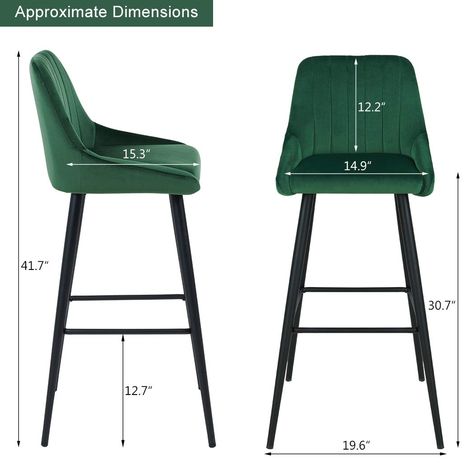 Bar Chair Dimension, Chair Bar Design, Bar Chair Design Modern, Bar Chairs Kitchen Modern, Bar Chair Design, Bar Seats, Bar Stool Design, Modern Kitchen Stools, Bar Chairs Design