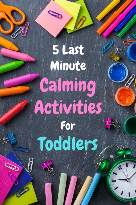 Sensory Activities For Preschoolers Calm Down, Calming Activities For Toddlers, Quiet Nap Time Activities Preschool, Kids Quiet Time Activities, Preschool Naptime Quiet Activities, Easy Calm Down Bottle, Quiet Toddler Activities, Indoor Toddler Activity, Morning Activities