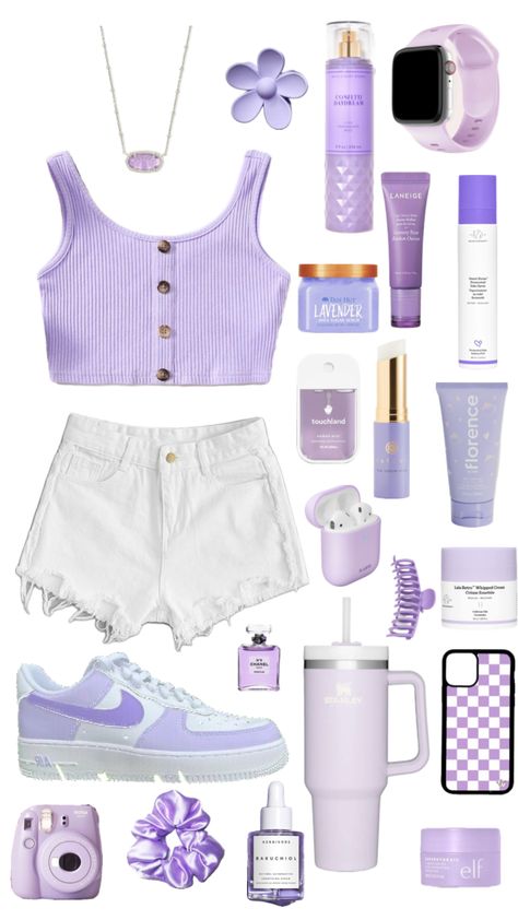 #purple #purpleaesthetic #lavender #fyp #outfitinspo 2000s Japanese Fashion, Purple Outfit, Cute Christmas Outfits, Summer Outfits For Teens, Casual Outfits For Teens, Casual Preppy Outfits, Purple Outfits, Trendy Outfits For Teens