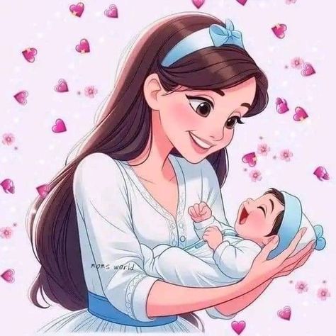 Pregnancy Illustration, Faces Drawing, Blue Flower Wallpaper, Being A Mother, Iphone Wallpaper Video, Cartoon Character Pictures, Mom Art, Cute Couple Cartoon, Cute Cartoon Pictures