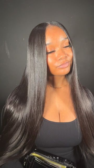 ATL HAIRSTYLIST💕 on Instagram: "I know I been slacking on my content, I got so much content for yall 😩😭😍 but let’s start off with this Bone straight BUSSSDOWNNN. I still got openings for the rest of December 🎉 link in bio. . #Atlantahairstylist #atlhair #atlhairstylist #atlmua #atlprontos #Gsuhairstylist #Clarkatlantahairstylist #spellmanhairstylist #wigs#atlantafrontals" Bone Straight Sew In, 26 Inch Wig Straight, Sew In Middle Part Straight, Middle Part Bone Straight, Straight Middle Part Wig, Bone Straight Wig, Sew In Straight Hair, Straight Sew In, Bone Straight Hair