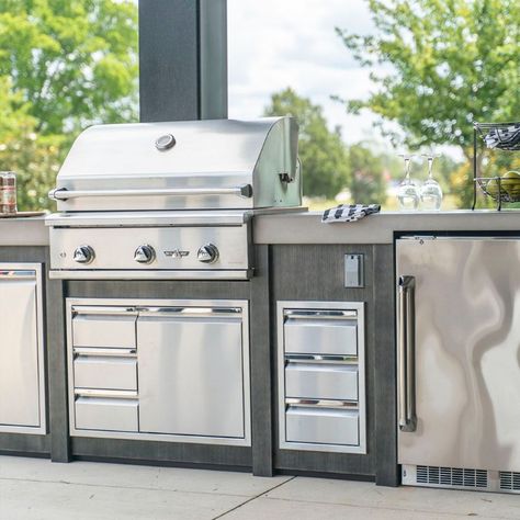 Have you seen our new Kitchen Kits? They are perfect for your dream outdoor living space! You can choose whatever kitchen components you would like! 
Check out our website for more details or visit one of our Stoll dealers! Stainless Steel Outdoor Kitchen Ideas, Outdoor Kitchen Refrigerator, Stainless Steel Cabinets Outdoor, Outdoor Kitchen Cabinets Overstock, Stainless Steel Outdoor Kitchen Cabinets, Outdoor Kitchen Kits, Fire Pits Outdoor, Small Outdoor Kitchens, Kitchen Kit