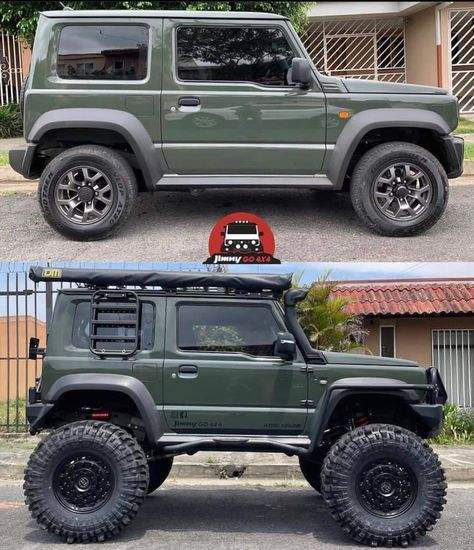 Jimny 4x4, Car Life Hacks, Jimny Suzuki, Tactical Truck, Suzuki Cars, Jeep Mods, Cool Car Accessories, Suzuki Samurai, Suzuki Jimny