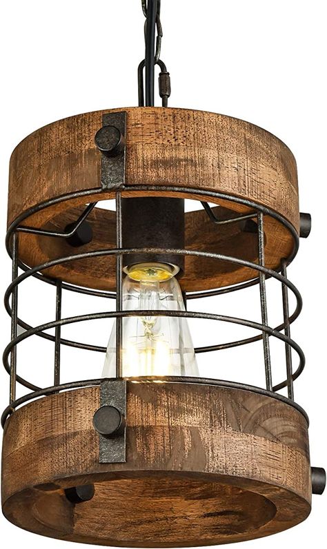 Modern Farmhouse Chandelier, Bar Dining Room, Dining Room Restaurant, Farmhouse Chandeliers, Foyer Hallway, Metal Light Fixture, Rustic Light Fixtures, Cage Pendant Light, Rustic Pendant Lighting