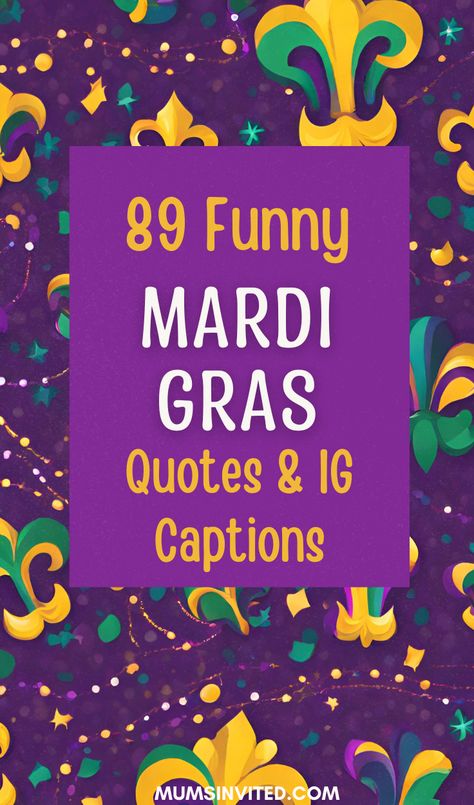 Bring the festive spirit of the French Quarter to your home with these joyful and punchy Mardi Gras quotes. From amusing King Cake captions to cheerful "Laissez les bons temps rouler!" greetings, this list has Carnival letterboard ideas, sign sayings, and wall art perfect for Fat Tuesday parties and to share as Instagram captions. Mardi Gras Quotes, Carnival Quote, Mardi Gras Sayings, Cake Captions, Hello February Quotes, Inspirational Instagram Quotes, Letterboard Ideas, New Day Quotes, Blessed Morning Quotes