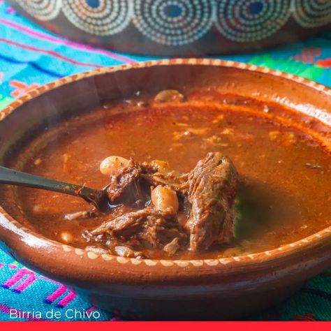 Birria de Chivo (Mexican Goat Stew) - Chef's Pencil Goat Stew, Mexican Main Dishes, Fruit Salad With Marshmallows, Meat Stew, Goat Meat, Ambrosia Salad, Low Low, Food Trends, Refried Beans