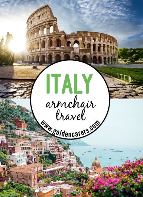 Armchair Travel to Italy: This comprehensive armchair travel activity includes everything you need for a full day of travel to ITALY! Fact files, trivia, quizzes, music, food, posters, craft and so much more! We hope you enjoy the ITALY travelog! Activity Ideas For Seniors, Ideas For Seniors, Multicultural Activities, Food Posters, Alzheimers Activities, Nursing Home Activities, Landmark Poster, Travel To Italy, Armchair Travel