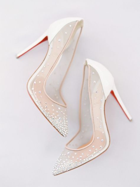 Glamorous Pink Wedding at a Greenhouse Wedding Shoes Expensive, Wedding Shoes Stilettos, Wedding Shoes Mesh, Wedding Heels Brides Elegant, Wedding Shoes Louboutin, Texas Greenhouse, Wedding Shoes Bride Heels, White And Gold Heels, Louboutin Wedding Shoes