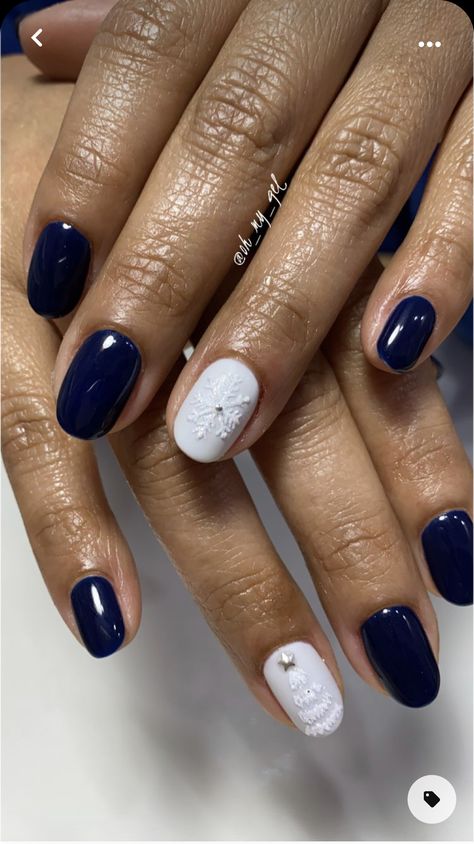 Minimalist Nails Short Winter, Sns Dipping Powder Nails Winter 2023, Dip Manicure Ideas Winter, Holiday Nails Winter Christmas Gel, Winter Gel Nails Designs, Dip Powder Nails Christmas 2023, Christmas Powder Dip Nails, Winter Holiday Nails 2022, Blue Winter Gel Nails