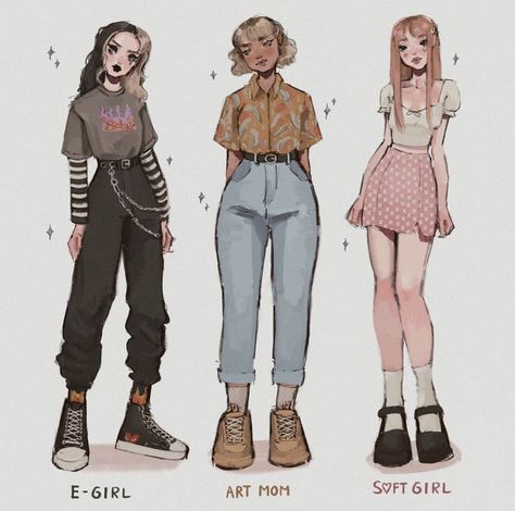 Clothing Sketches, Art Outfits, Fashion Design Drawings, Fashion Design Sketches, Drawing Clothes, Cute Art Styles, Character Outfits, Art Clothes, Girl Drawing