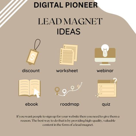 Why these ideas are worth it: Facebook Lead Ads: Create targeted lead generation ads on Facebook to capture valuable customer information directly within the platform. Instagram Story Polls: Engage your audience with interactive polls in Instagram Stories to capture feedback and gather leads. Contest Giveaways: Host a contest on both Facebook and Instagram to encourage users to like, share, and sign up for a chance to win, driving lead generation. User-Generated Content: Encourage users to s... Lead Generation Ads, Lead Magnet Ideas, Magnet Ideas, Store Owner, Lead Magnet, Business Analysis, Marketing Tactics, Increase Sales, Marketing Strategy Social Media