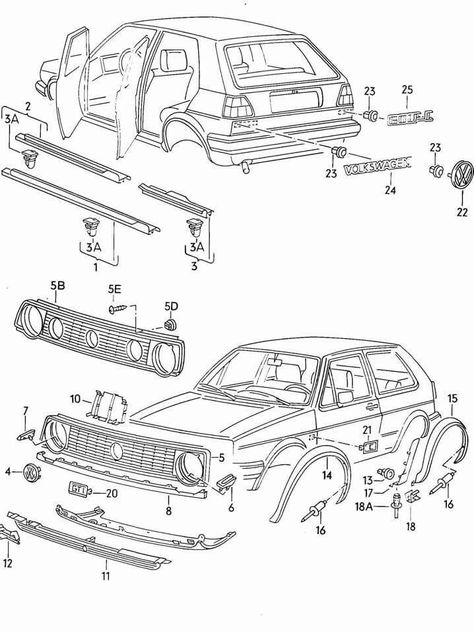 Golf MK2 parts Golf Mk2 Tuning, Kombi Food Truck, Golf Drawing, Jetta Mk1, Golf Gtd, Mk2 Golf, Christmas Presents For Dad, Volkswagen Golf Mk1, Vw Golf 1